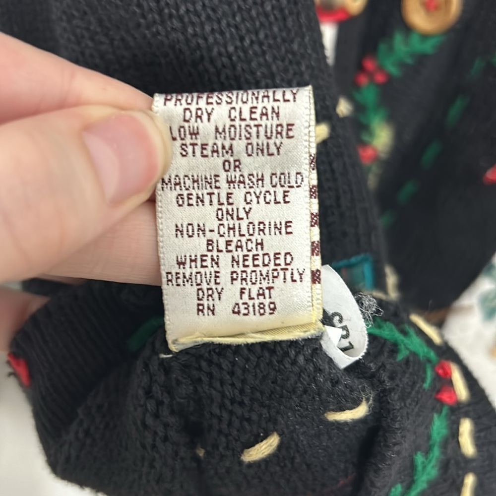 Susan Bristol Cottagecore Patchwork Christmas Swe… - image 7